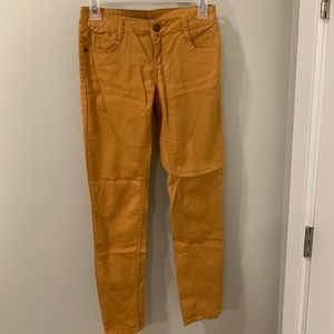 Mustard pants from Downeast